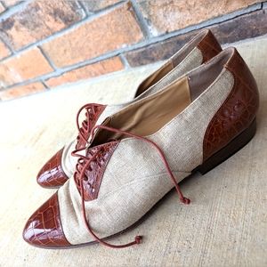 Vintage Neiman Marcus Ladies Oxford Brogue